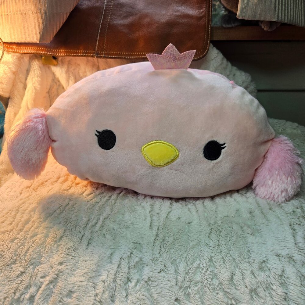 Squishmallows Kellytoy Easter Plush Stackable Suneetha the Swan 12"